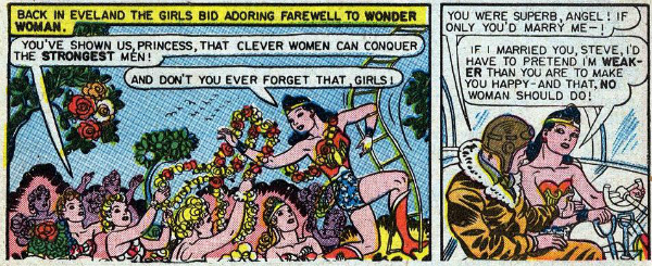 Wonder Woman comic strip